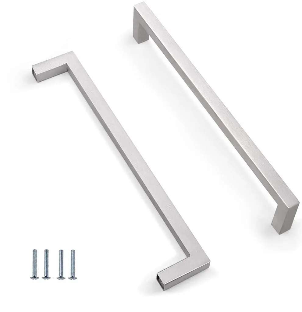Poignée de meuble inox 224mm pour remplacer vos boutons cassés