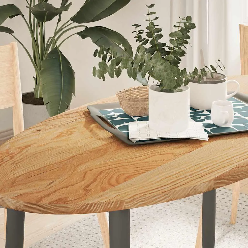 Rendi Unica la tua Casa: Piano Ovale in Rovere vidaXL 120x60 - 2