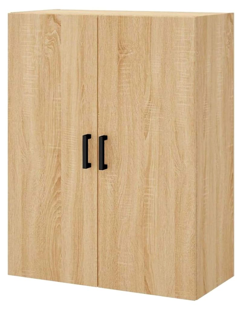 Hängeschrank für Badezimmer, Hängeschrank Eiche Sonoma, 69,5 x 34 x 90 cm