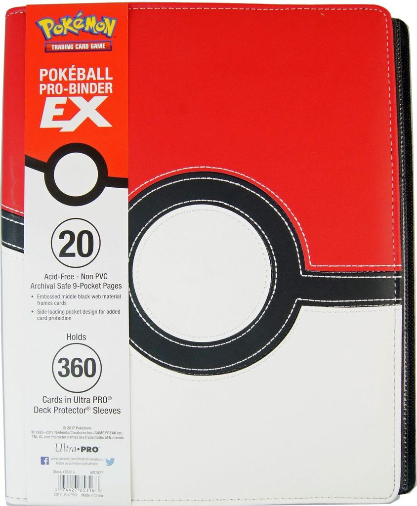 Pokemon Pro Binder EX - Pokeball 9-Pocket #85316 Produktbild 
