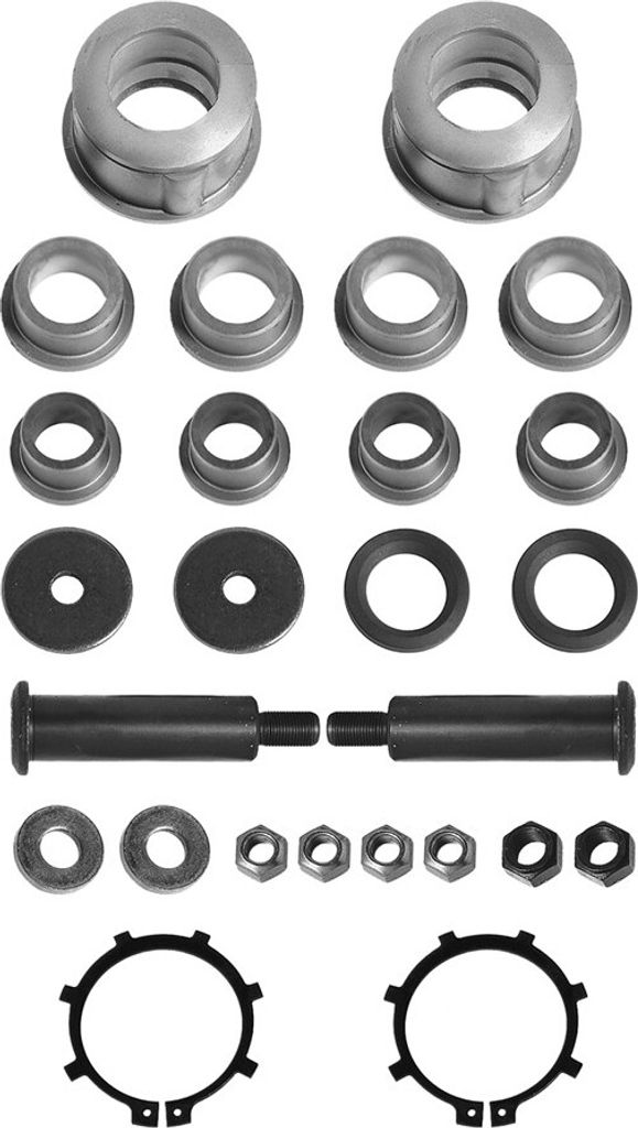 FEBI BILSTEIN 06696 Stabilisatorlager Reparatursatz passend für MERCEDES-BENZ NG Vorne 41mm