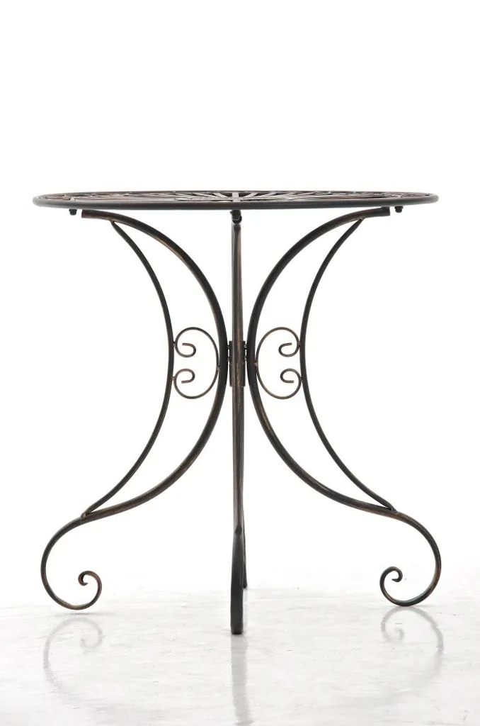 Table d'Appoint Hari Bronze Idéale comme Bout de Canapé Design Rétro - 9