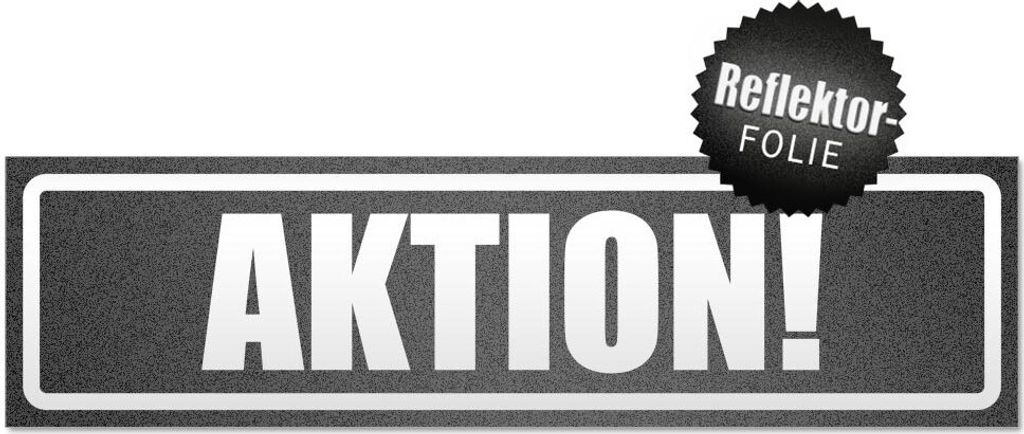 AKTION! Invertiert Magnetschild Schild magnetisch