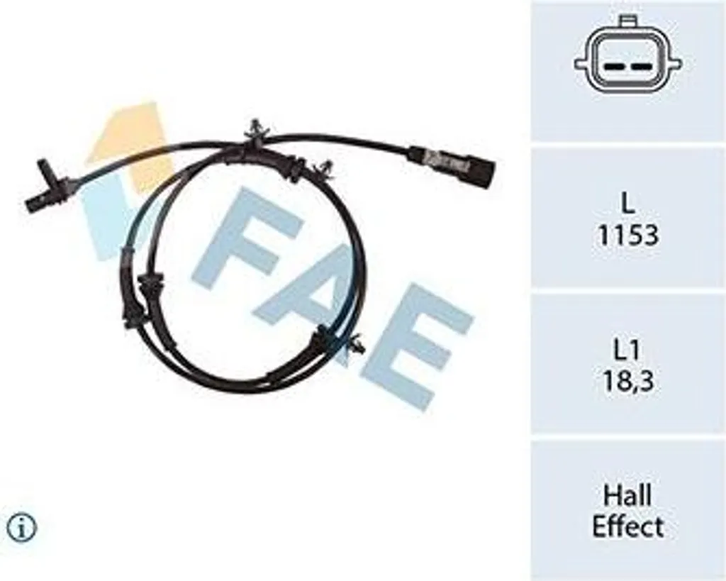 Sensore Giri Ruota FAE 78435 Nissan Qashqai | Equivalente 47900BR00A