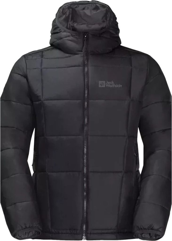 Jack Wolfskin Bergland INS Hoody M 1206881-6000, Jacke, Herren, Schwarz