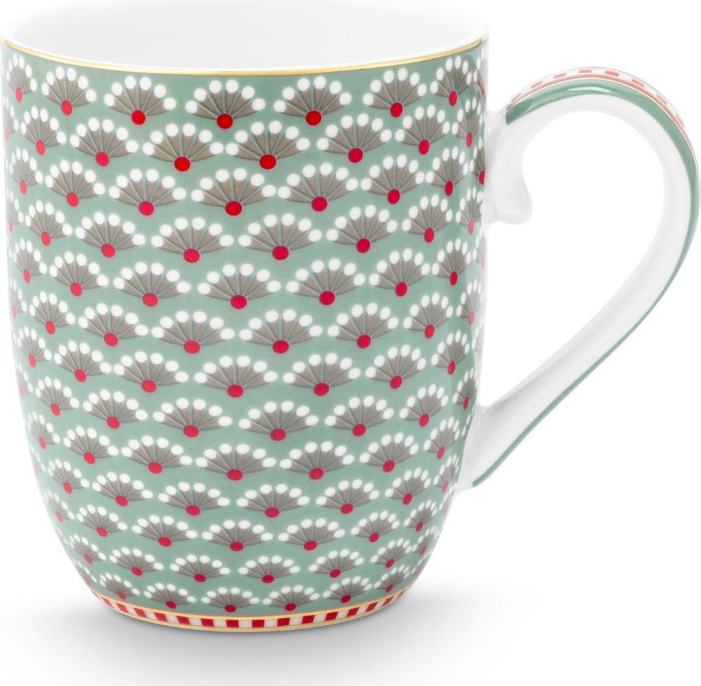 PIP STUDIO Blooming Tales Blue Henkelbecher Small 0,2l