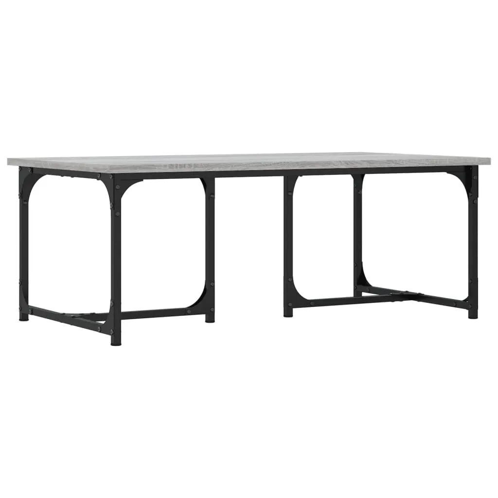 Tavolino Salotto Grigio Sonoma SYFAX 90x50x35 | Arredo Soggiorno Chic