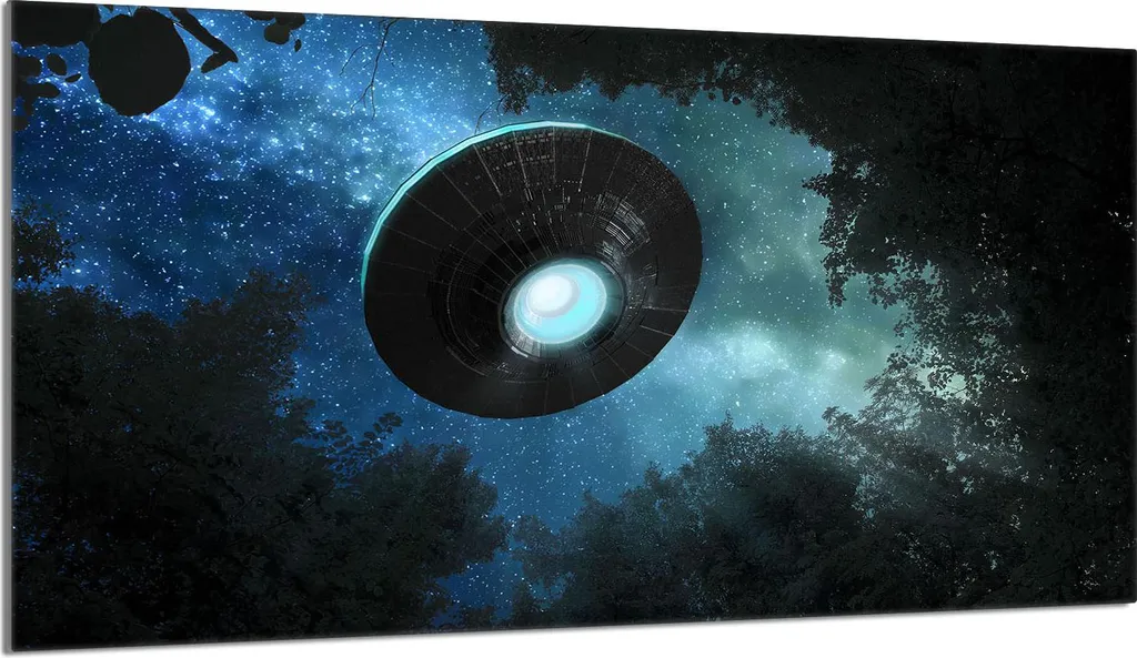 Copri Piano Cottura in Ceramica 90x52 UFO Blue: Vetro di Sicurezza