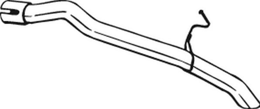 BOSAL 750-195 Abgasrohr OE 1437841 kompatibel mit Transit, Tourneo