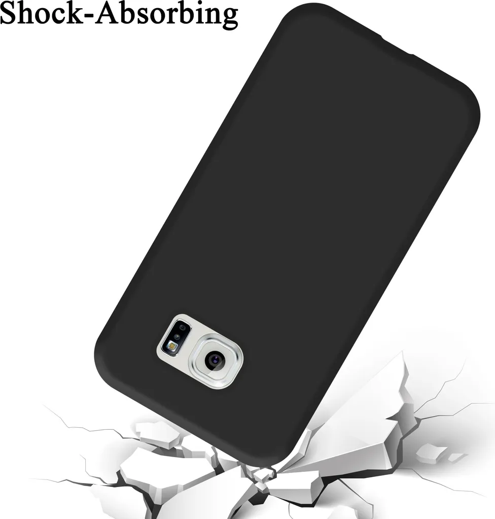 Custodia Samsung S6 EDGE Nera - Cadorabo TPU Etui Protettiva - 4