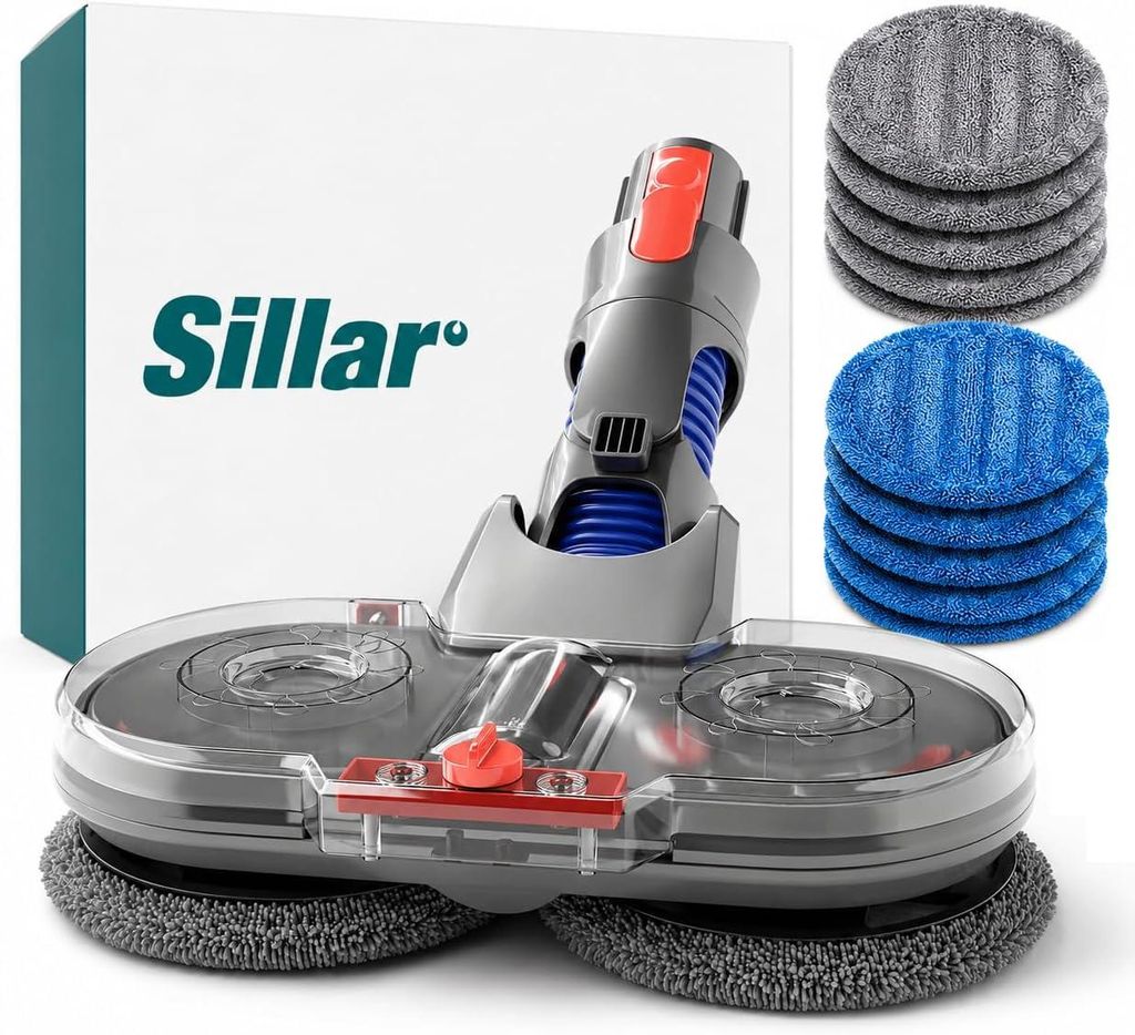 Sillar Elektrischer Wischaufsatz für Dyson V7 V8 V10 V11 Produktbild 