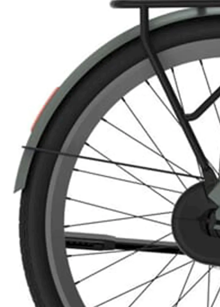 Garde-boue arrière Cortina E-Nite pour vélotaf sous la pluie