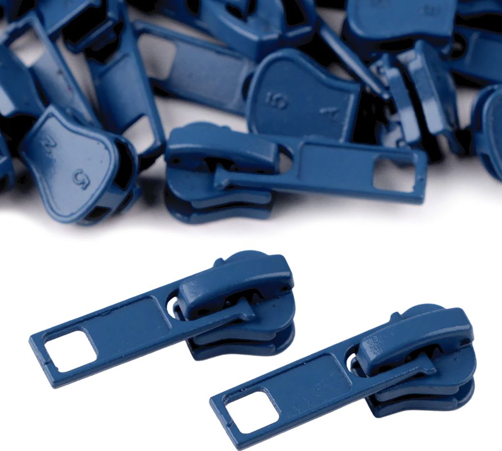 10 Zipper für Profil-Reißverschlüsse, 5mm, freie Produktbild 