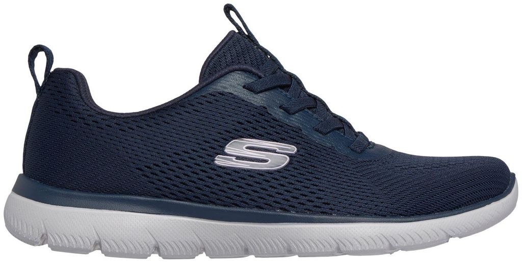 Skechers Summits Fresh Vision Slip-On Blau NVY Größe EU 41 Produktbild 