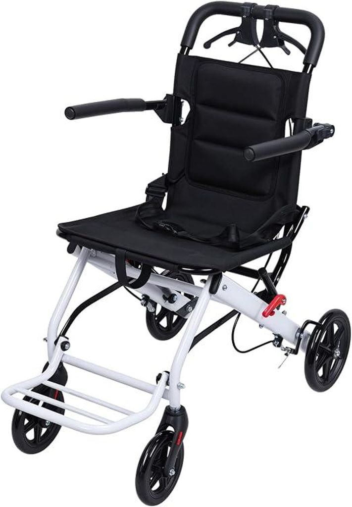(Len 6,2 kg) Ultraľahký transportný invalidný vozík pre Obrázok produktu 