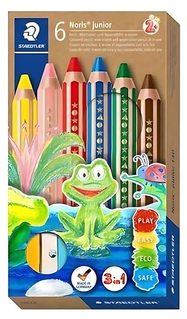 STAEDTLER Hexagonal-Buntstift Noris junior neonpink