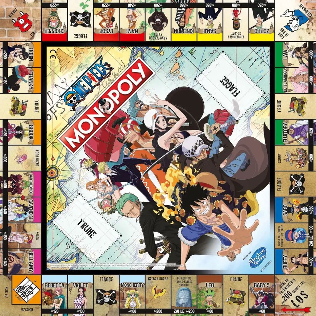 Stolová hra One Piece Monopoly *nemecká verzia* Obrázok produktu 4