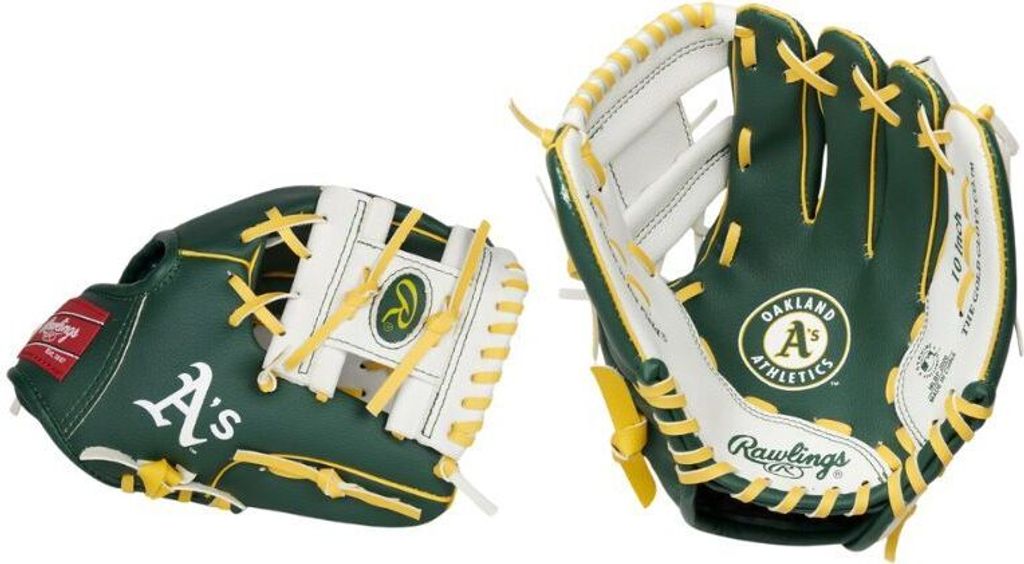 Rawlings MLB Logo Gloves LH 10 Inch Team Athletics Fanzone Artikel