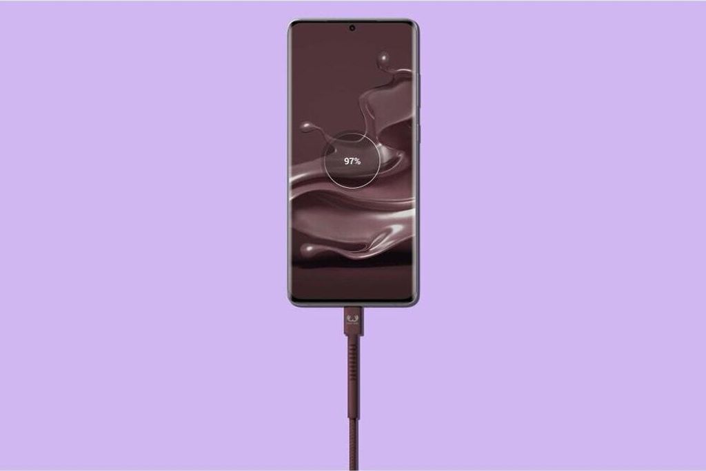 HAMA USB-C - USB-C Kabel "Fabriq", 2,0 m, Deep Mauve (00214986)