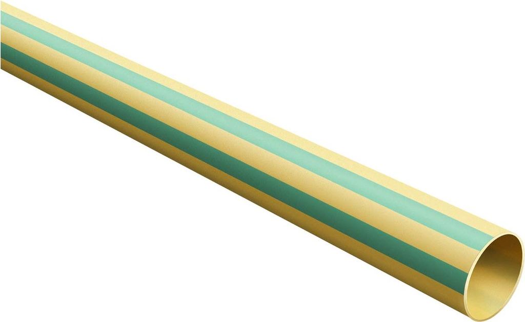 STEX24 Schrumpfschlauch 2:1, Rolle mit 75,0m, grün/gelb 6,4/3,2mm, 1/4 Zoll, WSR2 Schrumpftemperatur mind. 110°C,