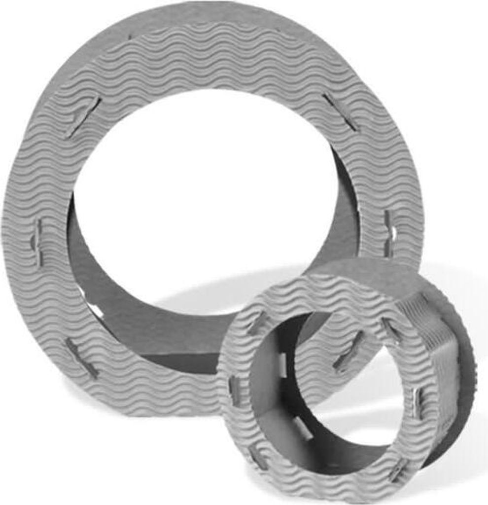 URSUS Runde Laternen 3D-Wellpappe, Sonnengelb, 21cm, 10Stk.