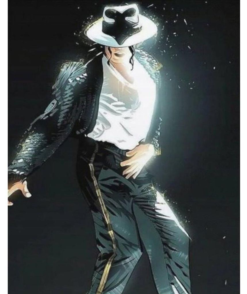 Diamantmosaik, Michael Jackson, Tanz auf dem Konzert, 30x40 Produktbild 