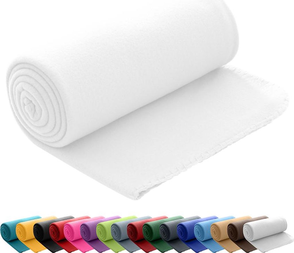 Polar Fleecedecke 130x160 OEKO-TEX ca. 400g Gewicht, mit Produktbild 