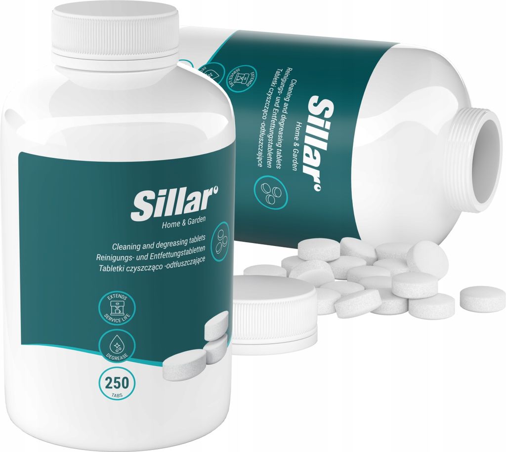 Sillar 2In1 Reinigungs- Und Entfettungstabletten Für Produktbild 