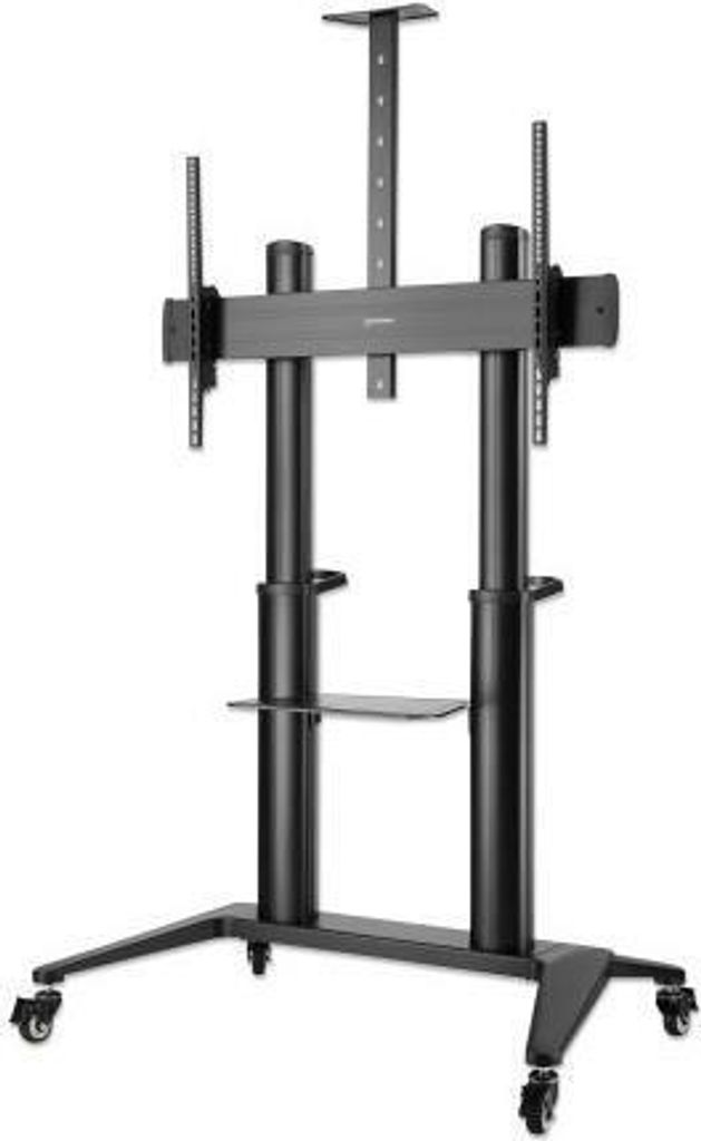 MANHATTAN Aluminium TV-Ständer rollbar 70"-120" 140kg (Speditionsversand)