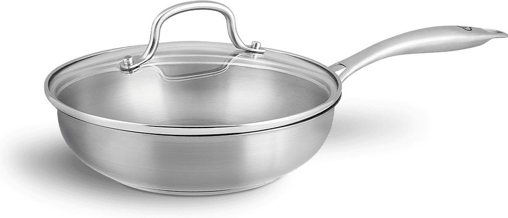 SPRINGLANE Edelstahl Bratpfanne 20 cm mit Glasdeckel - Produktbild 