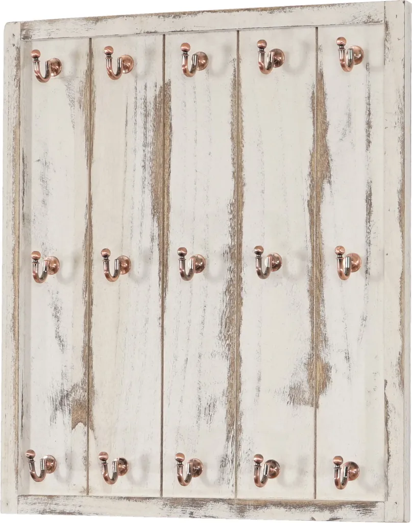 Libérez vos Placards avec le Porte-tasses Mural Marano Shabby Blanc - 2