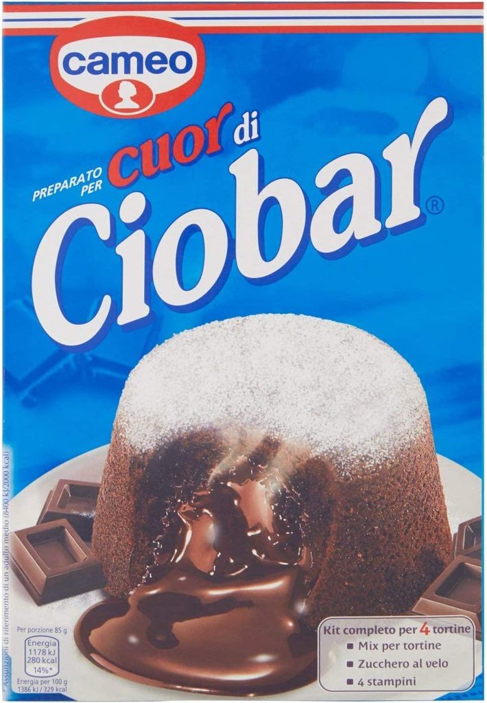 3x Cameo Cuor di Ciobar Mischung kuchen heiße schokolade 4 Beute