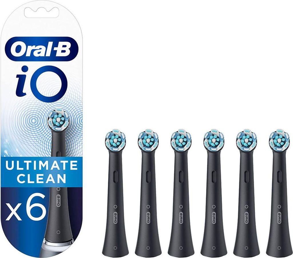 Oral-B iO Ultimate Clean iO, 6 Stück(e), Schwarz, 3 Monat( e), Mehrfachpassung