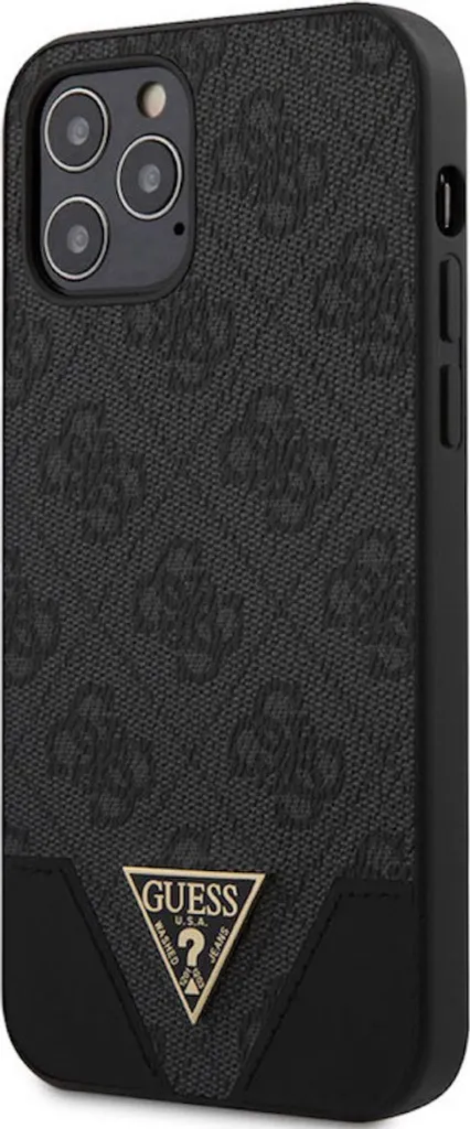 Offerta Cover Guess iPhone 12 Pro 4G Triangle Grey - Disponibilità Limitata