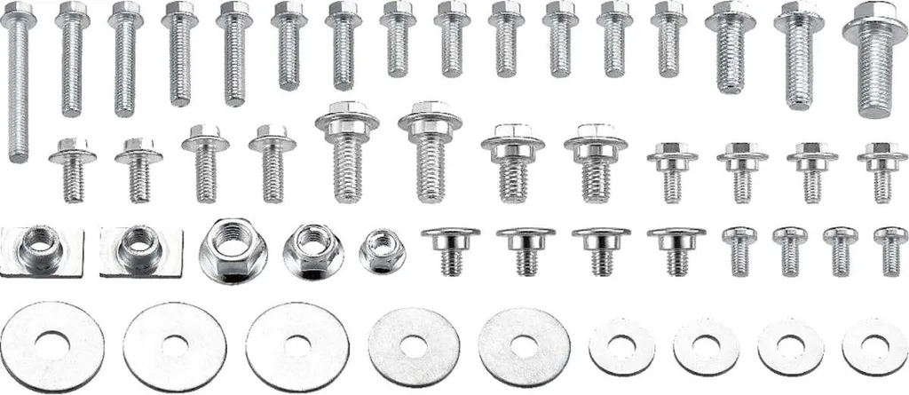 Pack Révision Visserie Honda CR CRF 125 à 500cc JMP pour Maintenance Moto