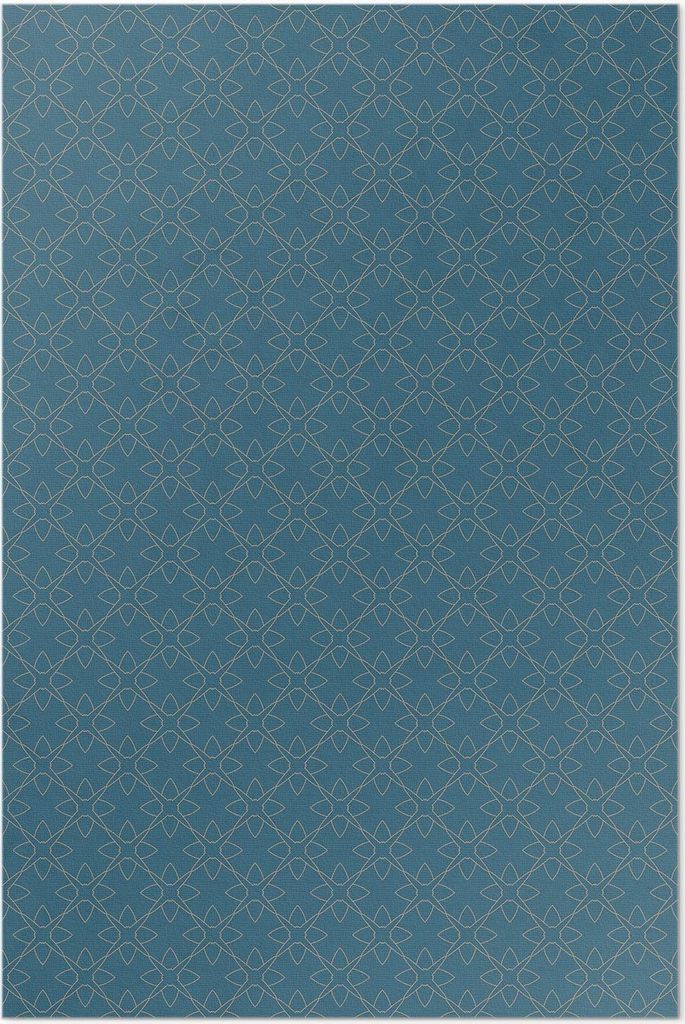 Zarte Ornamente, regelmäßiges Muster – Vinylteppich – 60x90 cm – Indoor Teppich – Flur – Pflegeleicht – Modern