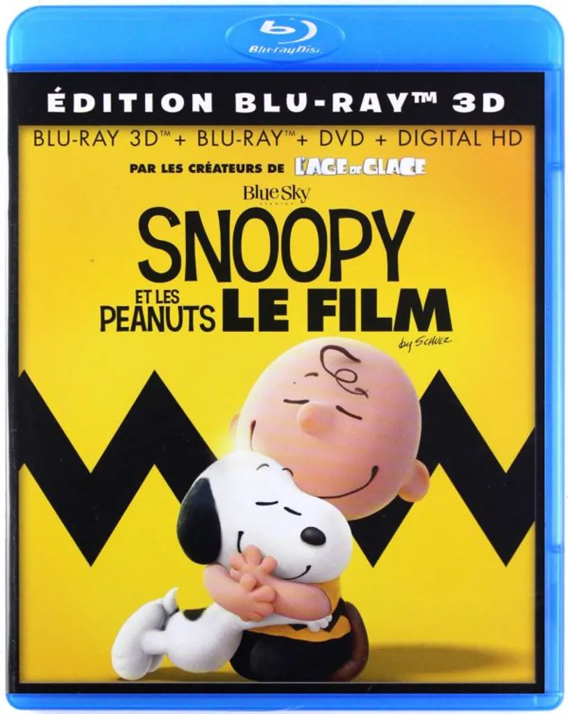 Vidéo Les Peanuts Blu-ray 3D DVD - Coffret Cadeau Idéal pour les Enfants