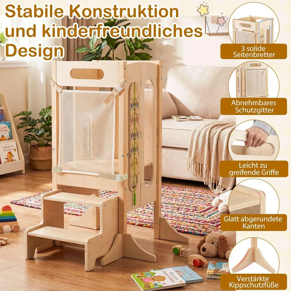 Tour d'observation pliable sécurisée pour enfant : stop aux chutes