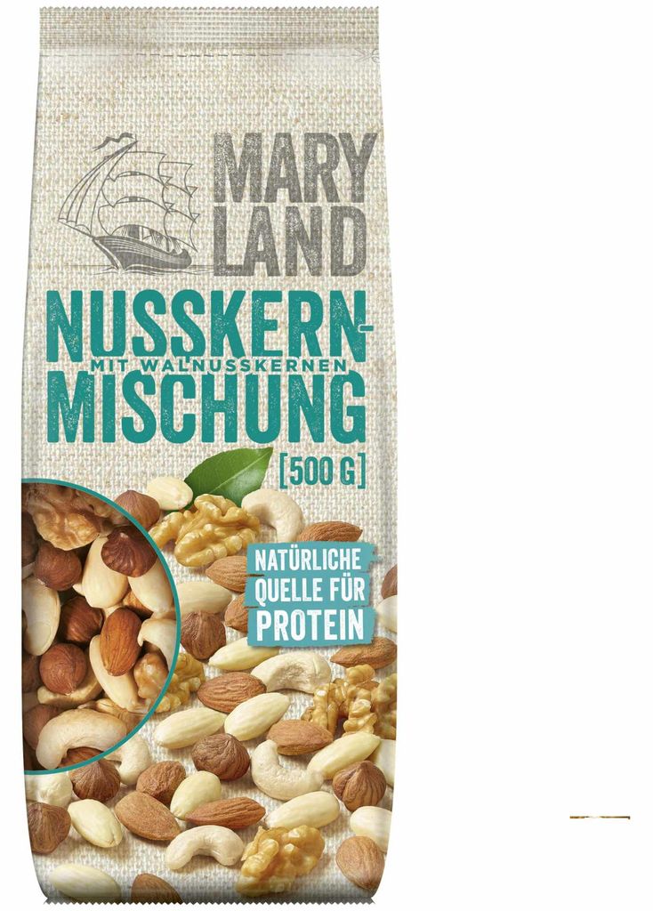 Maryland Nusskernmischung (500g Beutel) Produktbild 