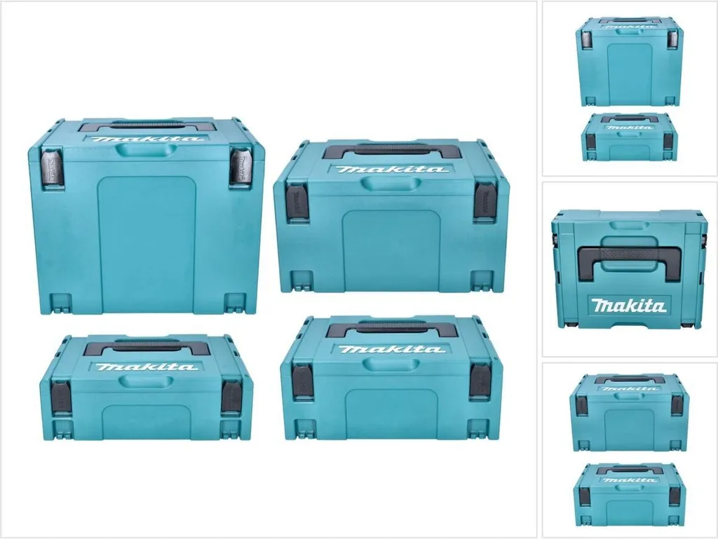 Système de rangement Makita Makpac Set 4 pièces boîtes outils pro