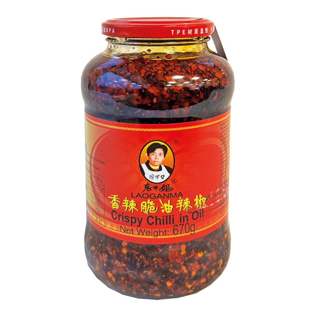 LAO GAN MA Knusprige Chili in Öl 670g Produktbild 