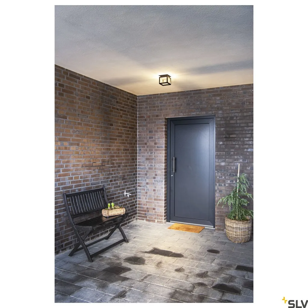 Plafonnier LED Extérieur pour Porche et Entrée - Éclairage Anthracite Chic - 5