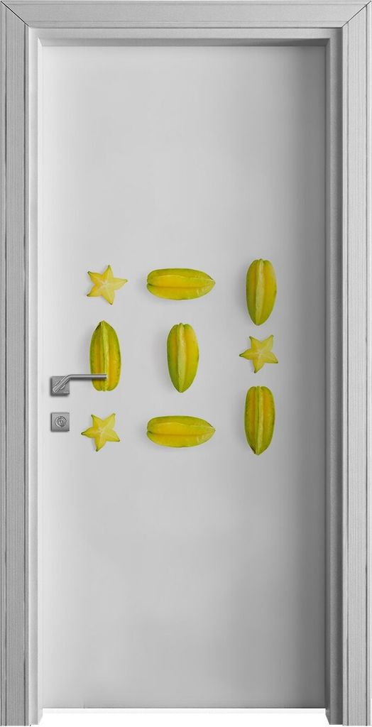 Tür Selbstklebende 90x210 cm Türfolie Türtapete Klebefolie - Farbige Früchte