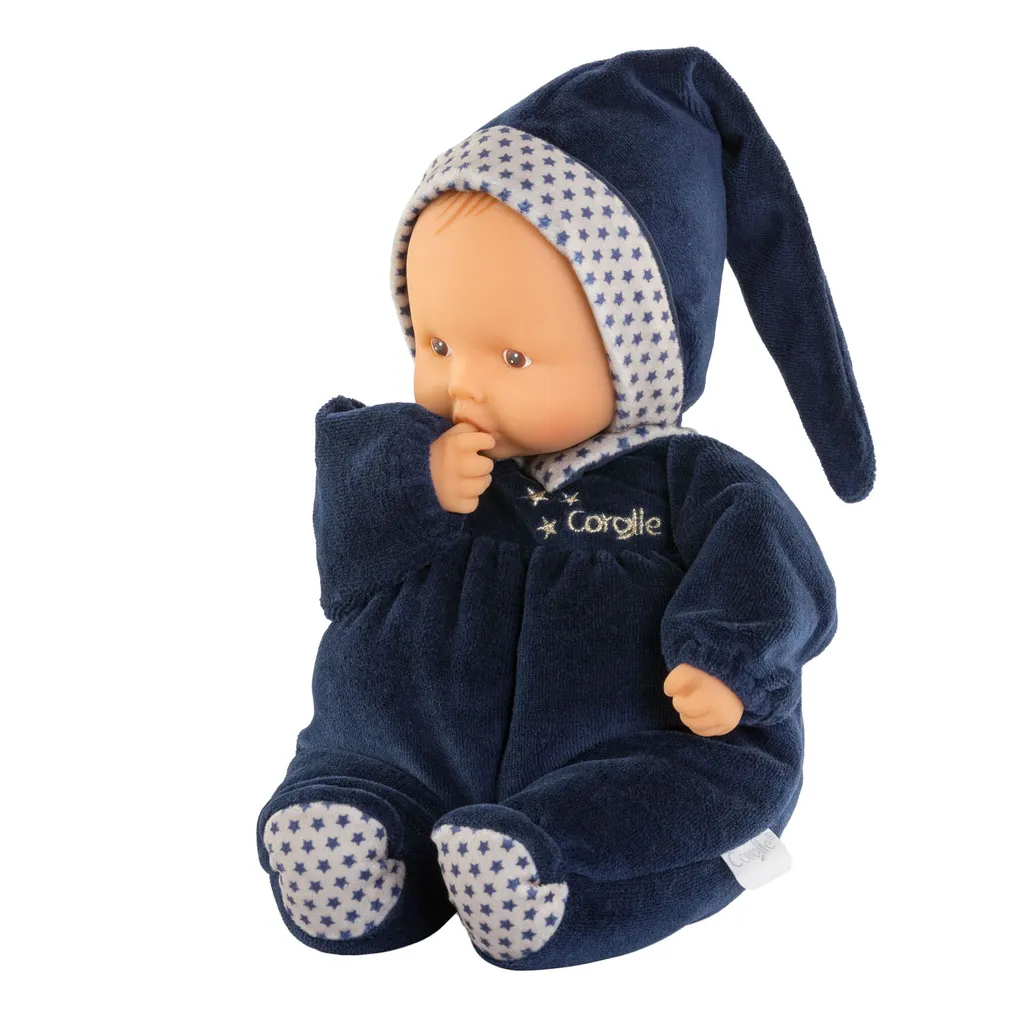 Doudou Corolle Babipouce Bleu 28cm - Solution Apaisante pour Bébé Agité - 2