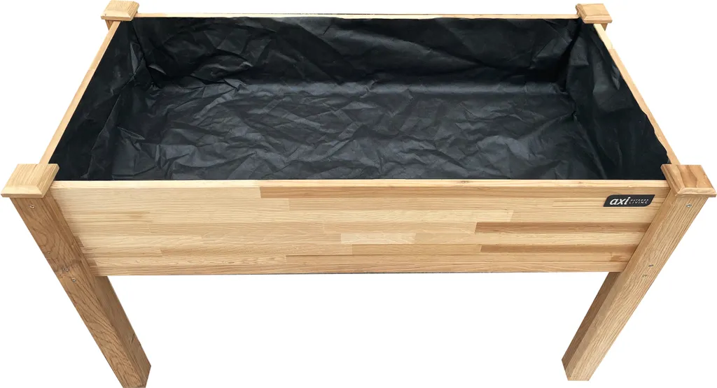 Bac à fleurs surélevé 122cm idéal pour cultiver sur balcon et patio - 5