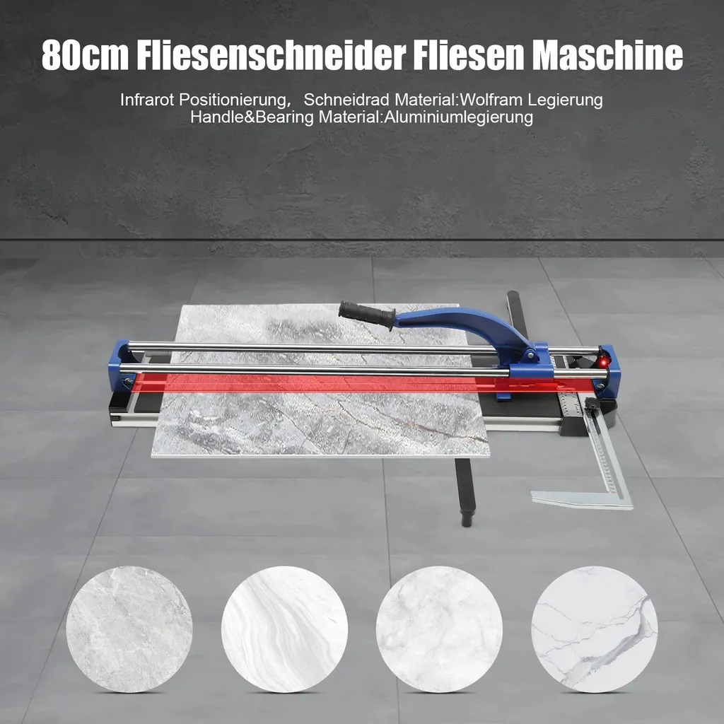 Coupe-carreaux pour pose de sol et faïence avec guide laser de précision