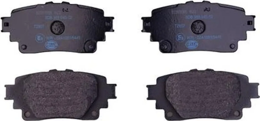Plaquettes de frein HELLA avec témoin d'usure 15 mm pour TOYOTA RAV4