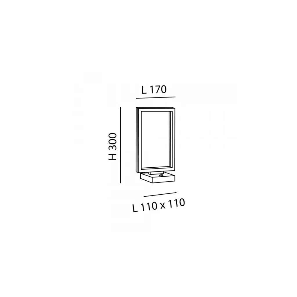 Lampe LED BARD 15W à Intensité Variable Corten - Éclairage Moderne - 2