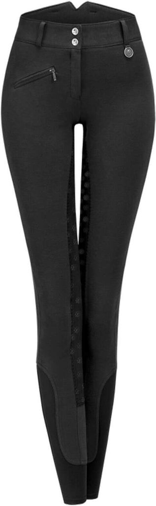 E.L.T Reithose Damen Thermo Fun Sport Silikon High Waist Damenreithose Schwarz 48