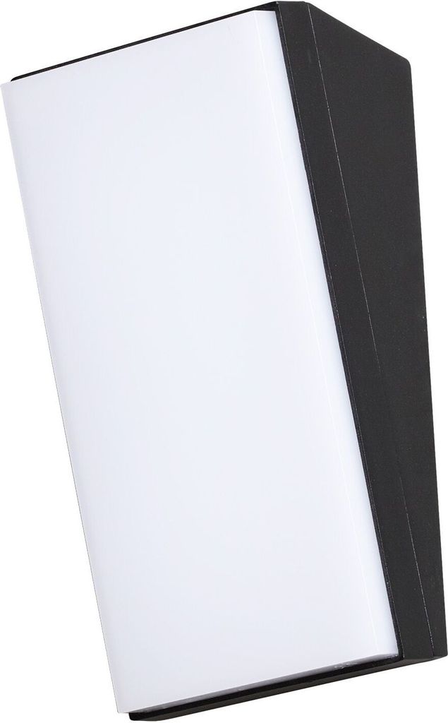 Nova Luce KEEN LED Wandleuchte Schwarz 12W IP65 Warmweiss 9x7x18cm 9270015